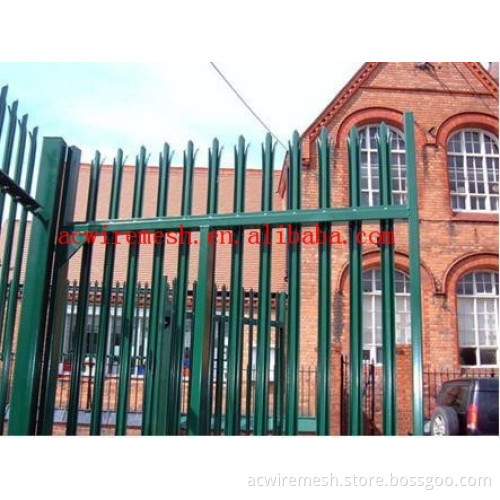 Good quality hot dipped galvanized palisade fencing / Backyard Fence panel for sale